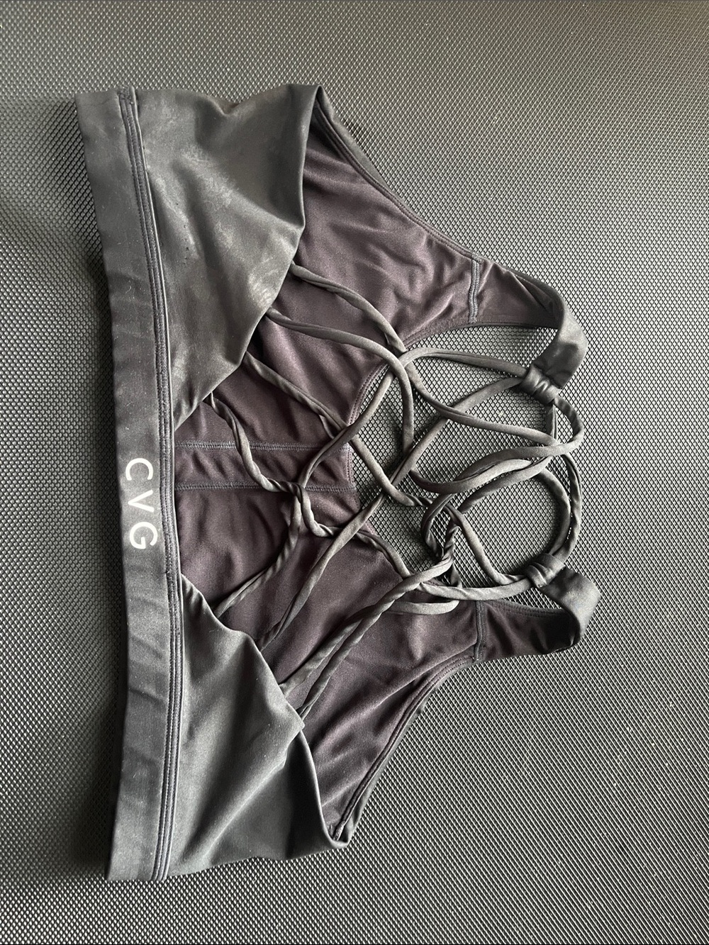 Constantly Varied Gear Black Strappy Sports Bra